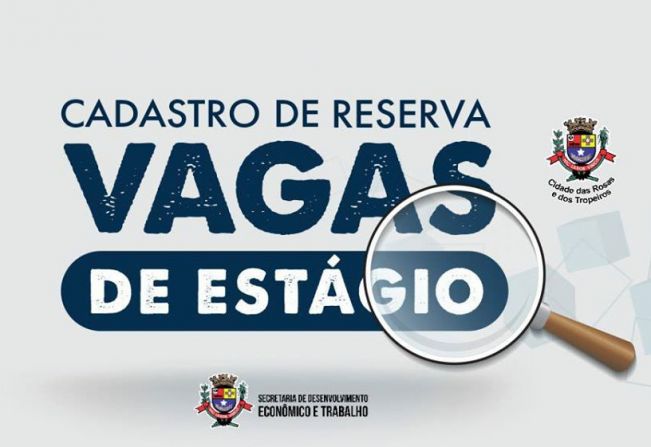 Prefeitura abre cadastro de reserva para estágio