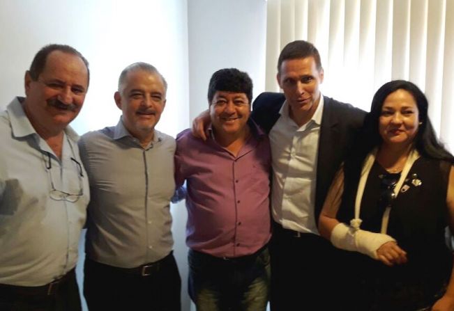 Prefeito se encontra com vice-governador e deputado Capez