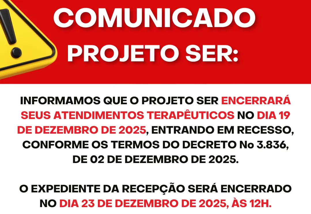 Comunicado — Projeto SER