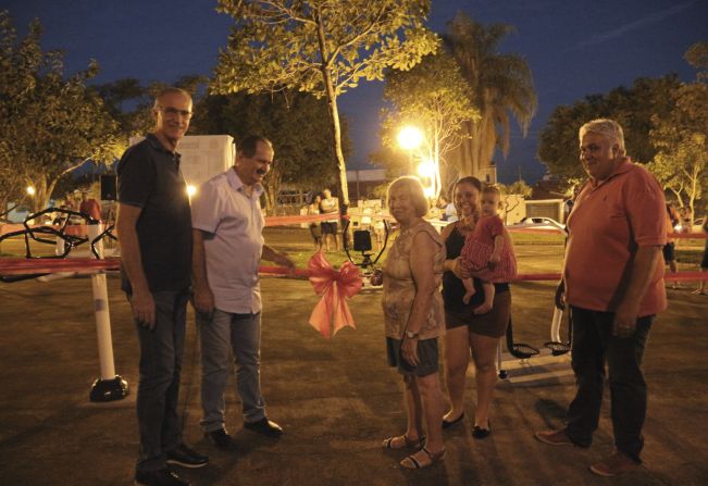 Prefeitura de Cerquilho inaugura Academia ao Ar Livre Di Nápoli II