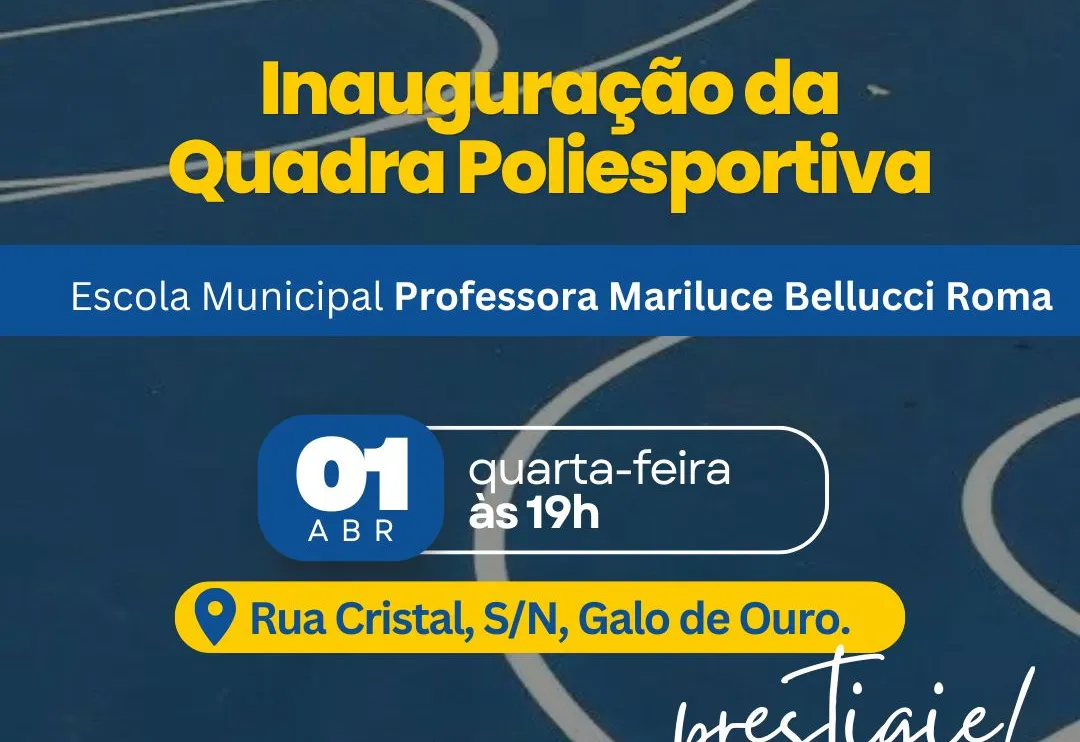 Um novo espaço para todos! 