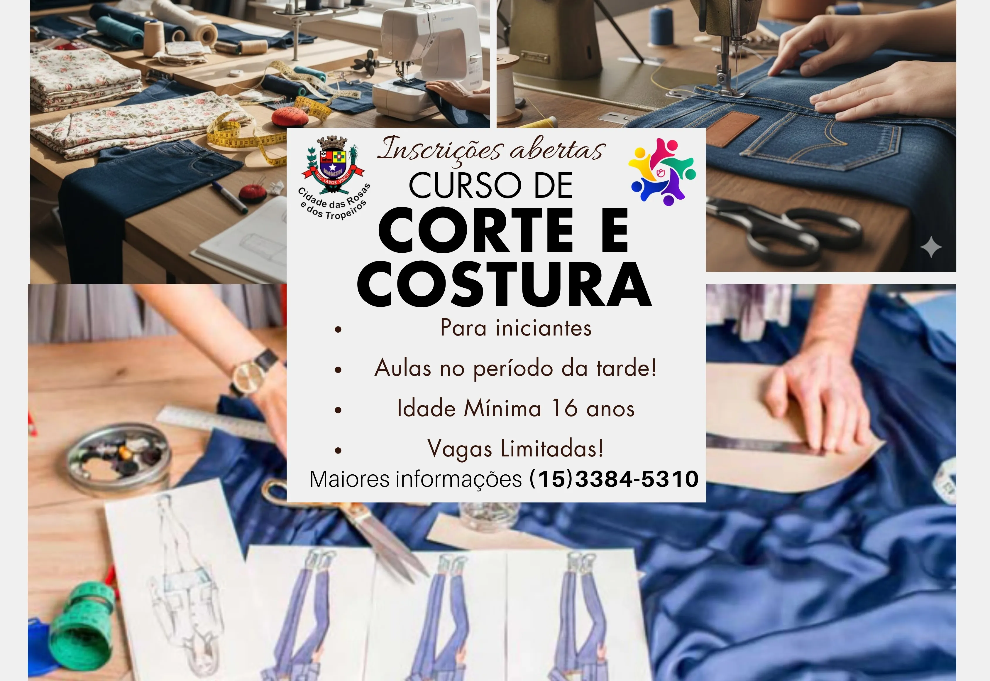 Curso de Corte e Costura para iniciantes .