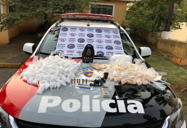  Operação da Policia Militar em conjunto com Ministério Público de Cerquilho combate o Tráfico de Drogas