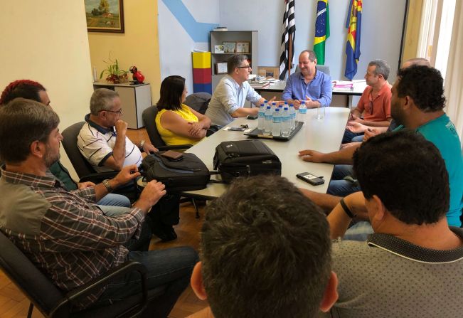 Prefeito Aldo recebe visita do Deputado Federal Guiga Peixoto