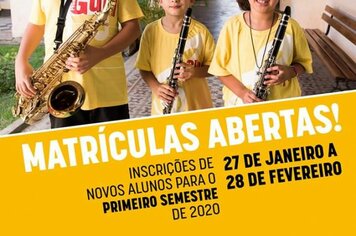 Projeto Guri de Cerquilho está com inscrições abertas