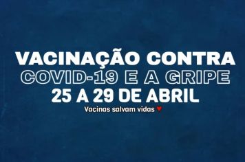 PROGRAMAÇÃO DE VACINA CONTRA COVID-19 E CONTRA A GRIPE