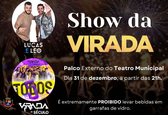 Cerquilho se prepara para a grande festividade do show da virada, para receber 2024 com muita festa e diversão! Confira a programação