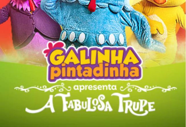  Teatro Municipal de Cerquilho recebe a peça infantil “Galinha Pintadinha: A Fabulosa Trupe”